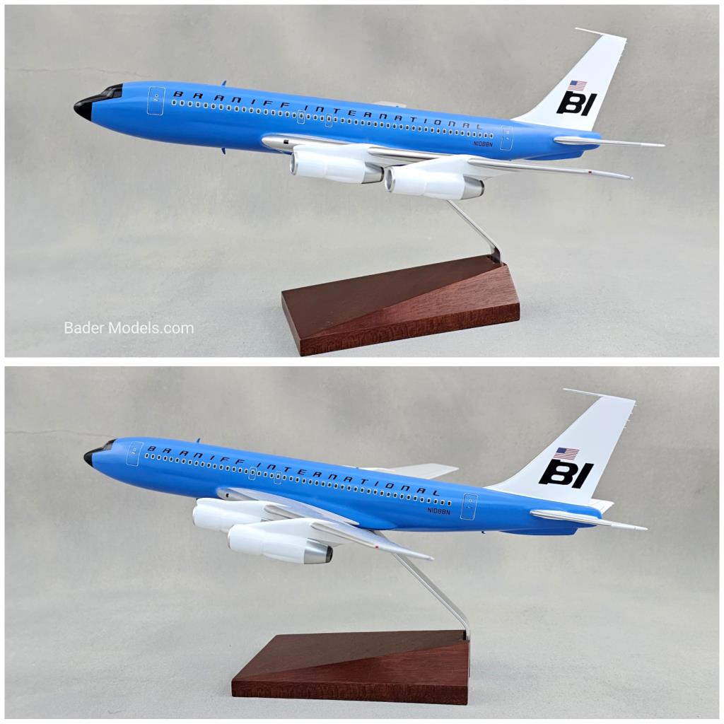Braniff International (Blue) - B707-300 (1:50)